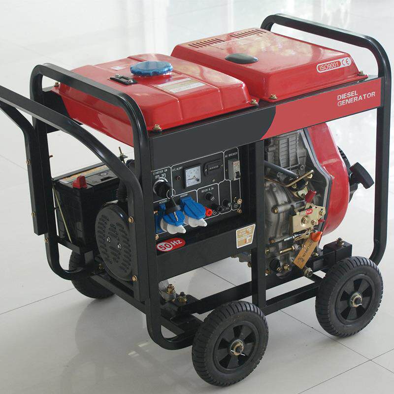 力创小型汽油机发动机柴油发电机组3kw4kw5kw6kw7kw开架铜电机