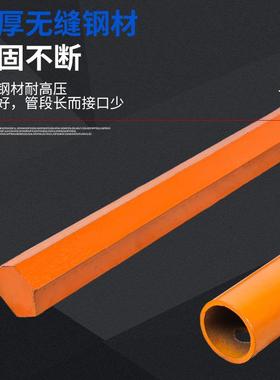 直双轴承起重滑撬棒承撬杠重型轴轮3T5T8AIST10T销撬棍扁撬撬棒