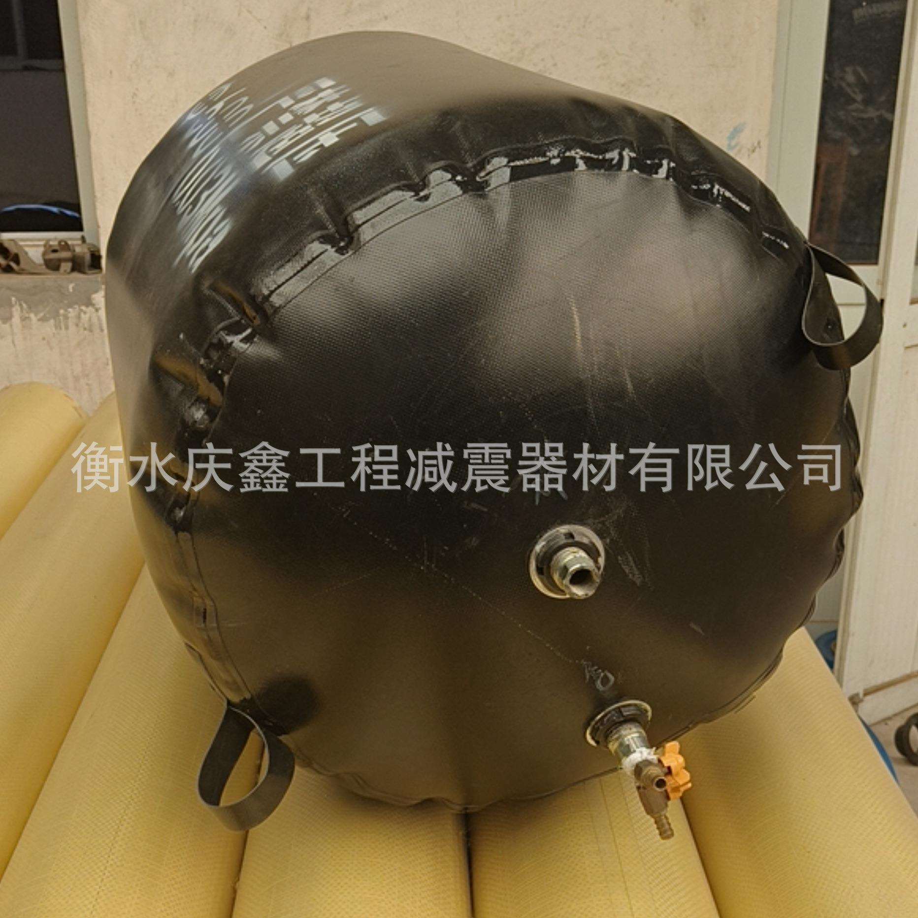 异型气囊闭水试验气囊市政污水管道封堵橡胶充气堵头堵漏堵水