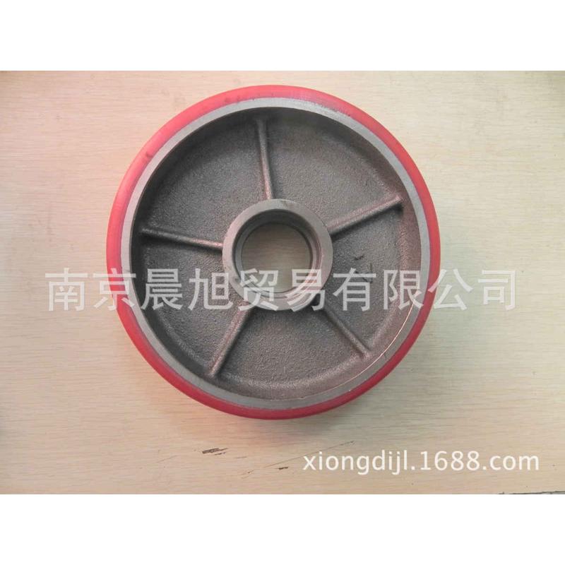 铁芯聚氨酯180*50,200*50，250*50液压叉车轮 地牛大轮 3吨叉车轮