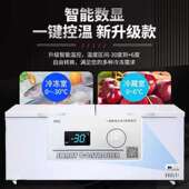 冰柜冰商905用容量大卧式 冻柜保鲜冷柜家用单双温冷藏箱展示柜