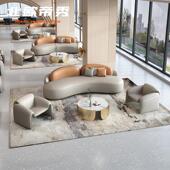 家用现代沙发组合沙发休息区客厅沙发简约接待