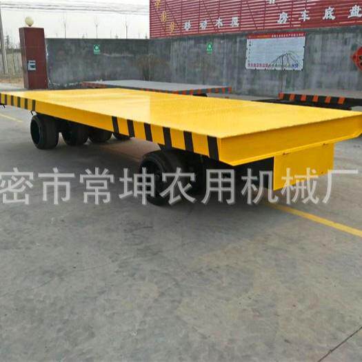 厂家供应40吨平板拖车，码头转运平板车量大从优