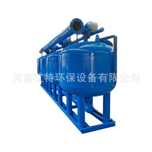 全自动排污浅层砂过滤器 农业油田灌溉用 体积小易安装滤芯