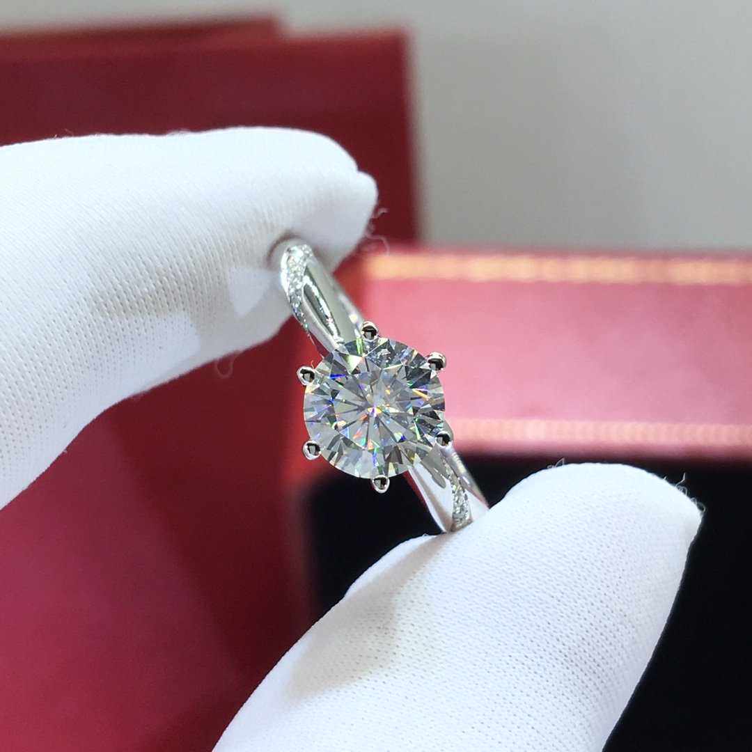 七夕节礼物送女友一克拉银镀铂金PT950钢印莫桑石情侣钻戒求婚戒,珠宝/钻石/翡翠,手饰,淘宝优惠券,粉丝福利购,淘宝优惠卷