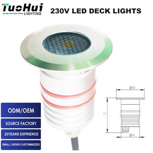 Ground Light 230V LED埋地灯不锈钢庭院灯广场花园装饰灯墙脚灯
