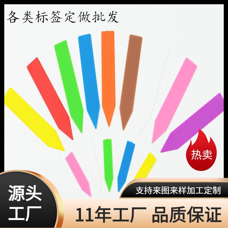 金农 多肉植物塑料插地牌/一字标签/园艺标牌/花卉标签