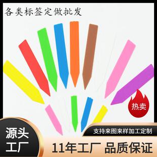 金农 多肉植物塑料插地牌/一字标签/园艺标牌/花卉标签