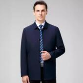 套年爸爸装 秋815 夹克老休闲高端外衫 风衣夹克品牌男士 男 F中新款