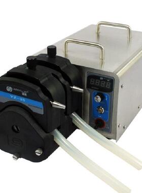 保定雷弗WG600S工业调速型蠕动泵YZ35泵头数显转速304不锈钢外壳