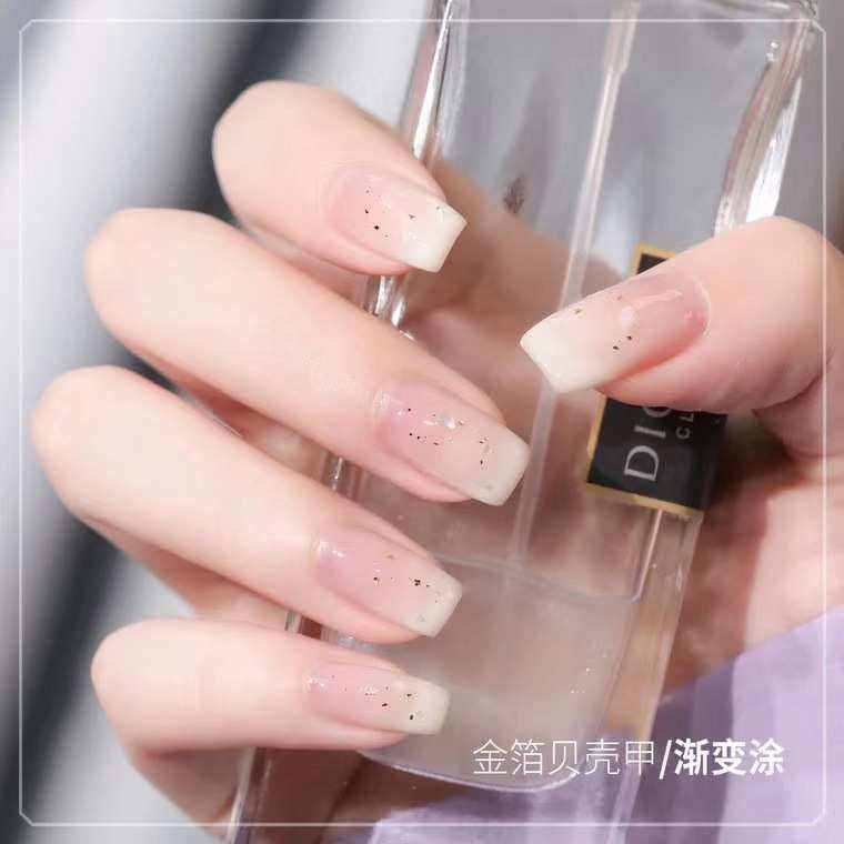 戈雅蛋白色甲油胶乳白色裸色奶白色蛋白指甲胶透明果冻胶延长色