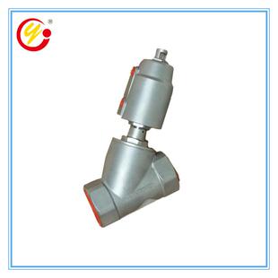 无腐蚀零滴漏角阀单向 气动角座阀PN16内丝 厂家供应 不锈钢螺纹式