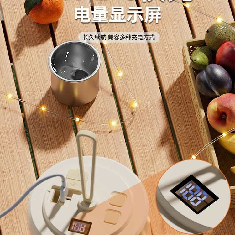 户外露营灯超长续航挂式帐篷灯氛围照明野营灯充电火焰卷尺灯