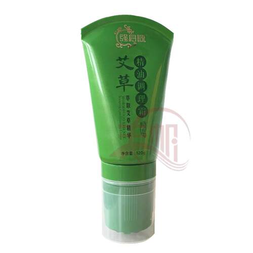 高档强身艾草生精油调理霜1按20g艾灸油摩膏姜五行经络源刷滚珠刮