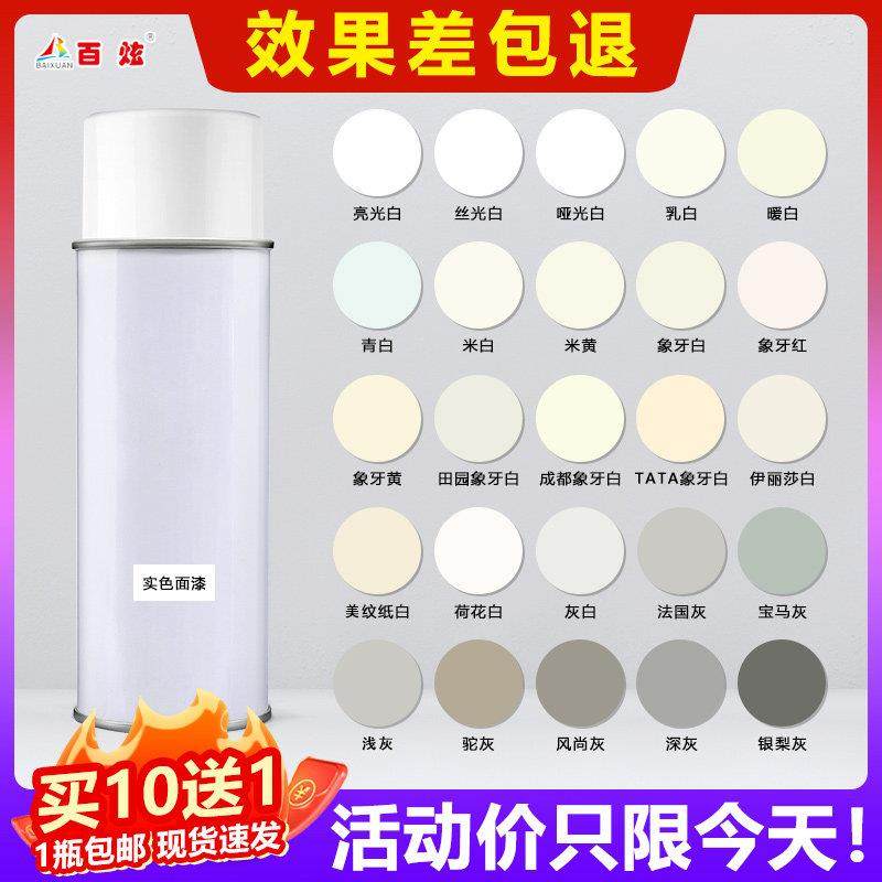 旧家俱翻新修补喷漆罐木门改色木器漆汽车白色灰色木器漆防锈油漆,基础建材,自喷漆,淘宝优惠券,粉丝福利购,淘宝优惠卷