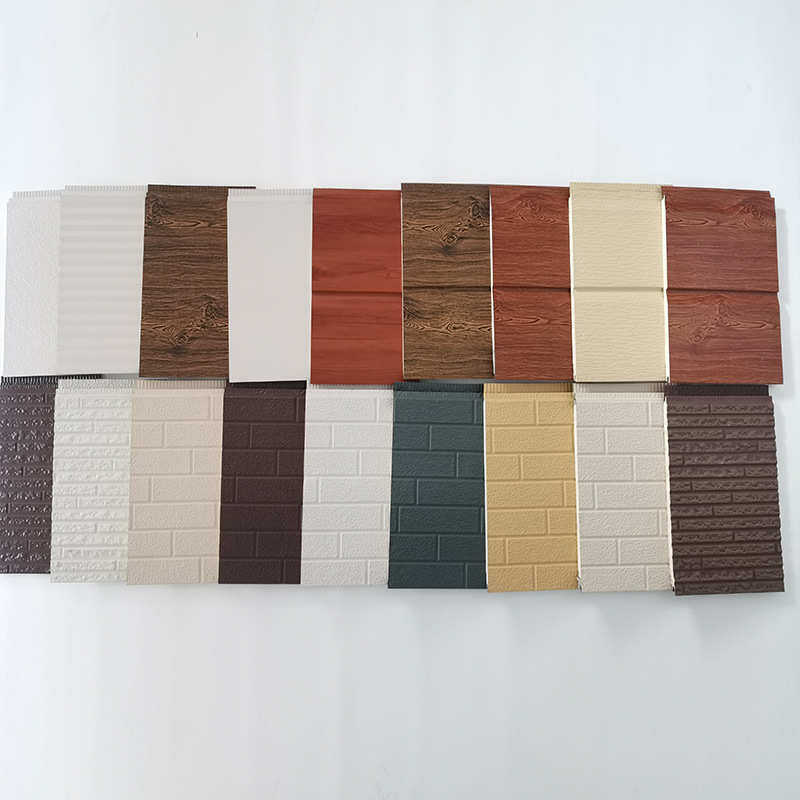 金属雕花板轻钢别墅保温板外墙保温装饰一体板聚氨酯夹心板