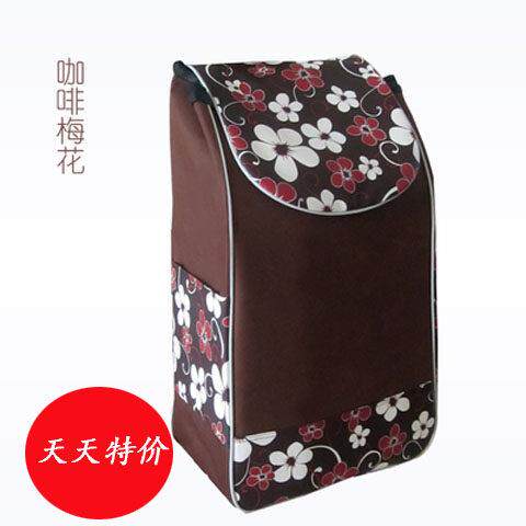 大号购物车布袋双层买 菜车手拉杆车袋子爬楼小拉车加厚防水布袋