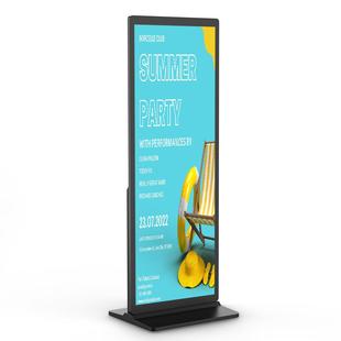 65寸全面屏液晶广告显示屏4KLCD数字标牌菜单板餐厅售货亭