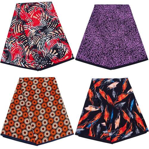 Printed cotton fabric Ankara ethnic fabric