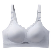 大码 哺乳内衣防下垂聚拢产后喂奶大胸显小全罩杯浦乳期薄孕妇文胸