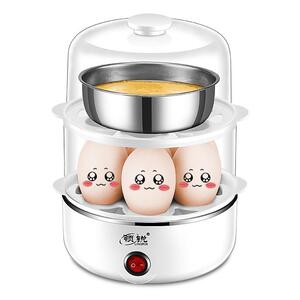领锐双层蒸蛋器多功能小型蒸鸡蛋煮蛋锅不锈钢迷你早餐机