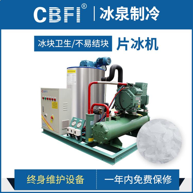 广州冰泉商用大型食品工厂片冰机2吨工厂直销可定制