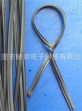 LER0.7M扎M镀黑锌铁丝扎包胶扁形扎带带直销白色线