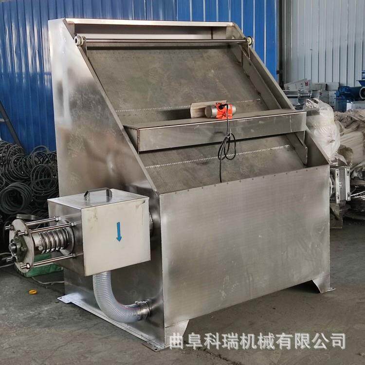 斜筛式固液干湿分离机家禽动物粪便养殖污水脱水机纸浆甩干机