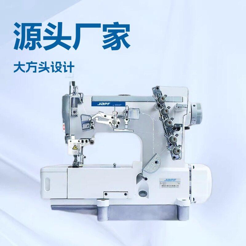 杰福工业缝纫机绷缝机500毛毯包边机直驱电机大方头冚车厂家直销