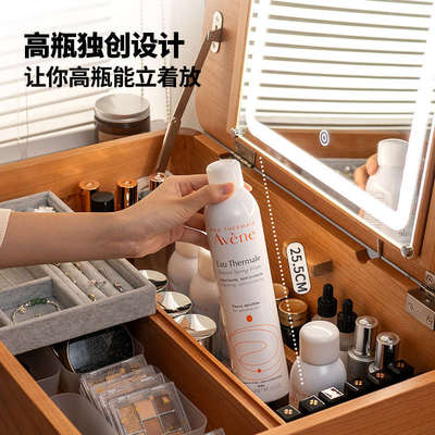日式可移动梳妆台卧室全实木小型翻盖化妆台迷你小户型60cm化妆桌
