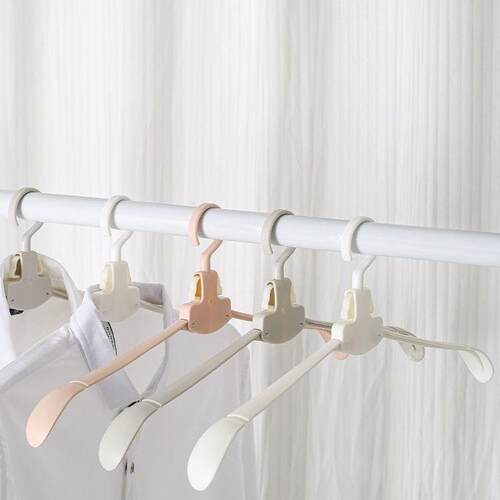 Travel Foldable Clothes Hanger - Instant Fold Plastic Hanger