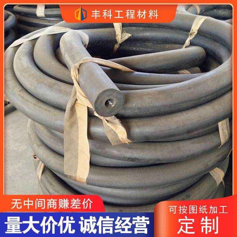 橡胶抽拔棒耐磨耐油可重复使用橡胶管黑色圆形成孔高弹橡胶抽拔棒