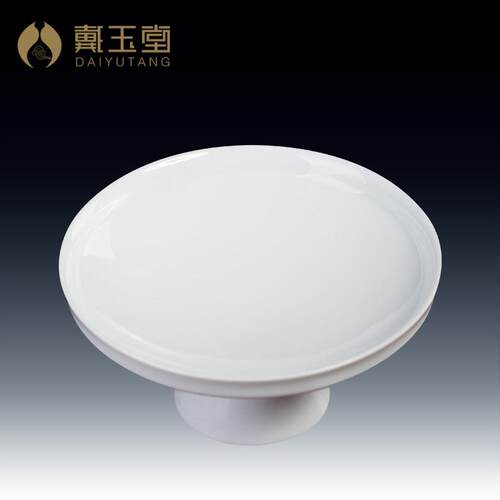 戴玉堂陶瓷迷你供佛小果盘佛前家用观音菩萨佛像水果盘供盘贡盘