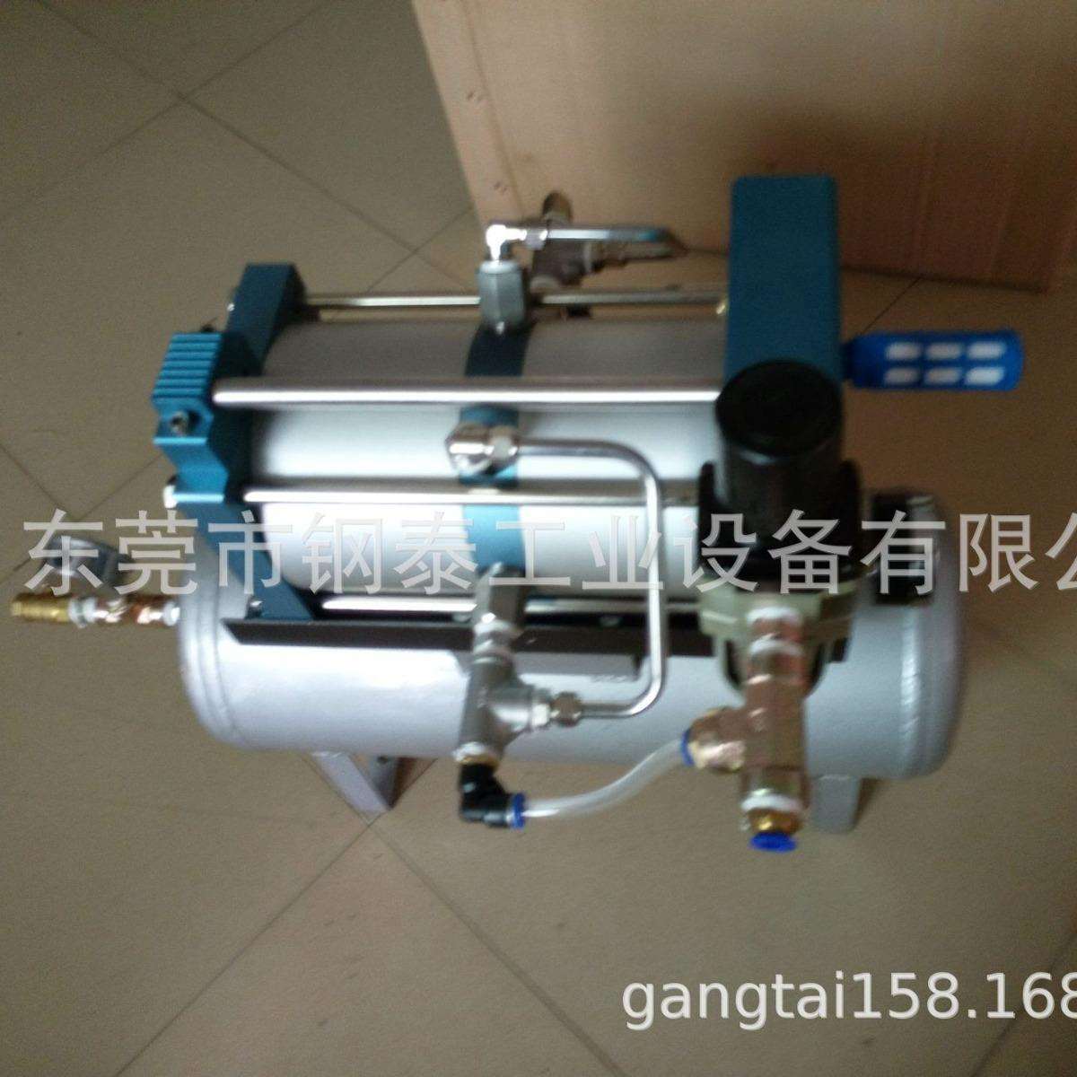 热销小型空压机无电驱动带表增压泵4倍自动卧式实惠小型增压泵