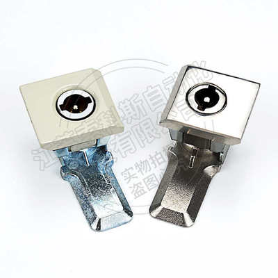 304不锈钢文件柜开关柜门圆柱锁 信报箱威图柜门方头船用锁MS813