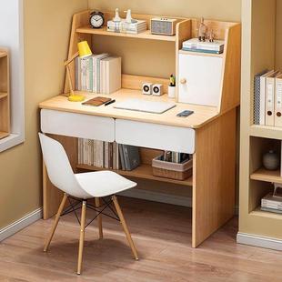 书桌桌柜一体书架一学习sz0005 1桌卧室家用脑桌连体电书柜小户型