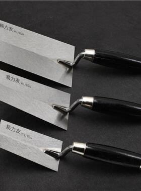 抹泥刀灰厚匙小88149抹收灰铲子光加砌砖皿刀铁刮板泥瓦工工刀具