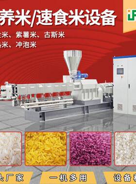 全自动重组米加工机器厂家制造双螺杆膨化挤出机源头工厂