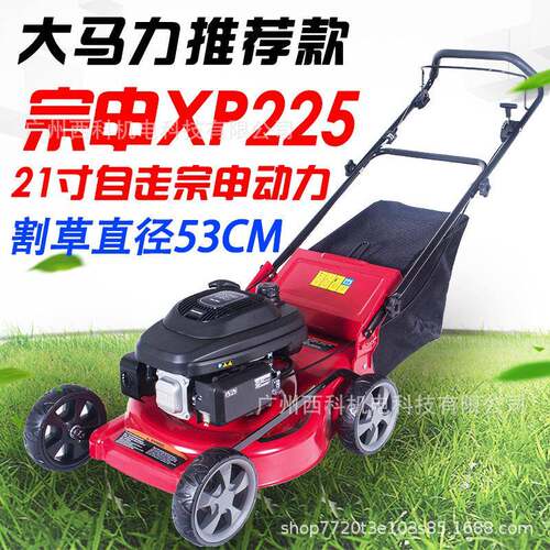 宗申动力草坪机自走式打草机XP160手推式剪草机物业绿化除草机