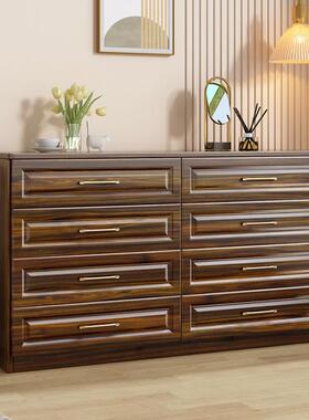 实木斗卧室收纳柜斗柜卧床柜尾妆台一ZG-72565柜体六斗储物柜主简