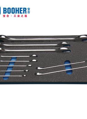 Booher宝合手动工具 10件套扳手组套 BH1803004 机修汽修工具组