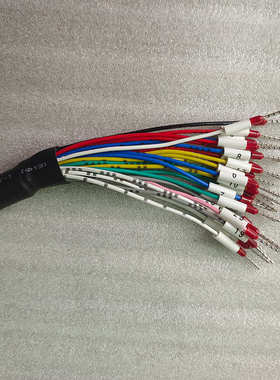 工业加粗DB25延长线母单端母对母公对公木对公针连接线232串口数