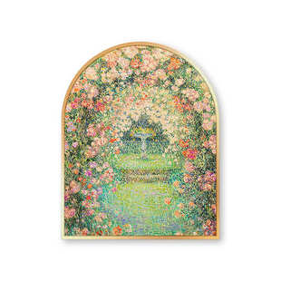 装 小众轻餐厅复古0bre卧室ins田园批发风景客厅小清新 饰画奢法式