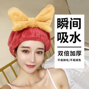 【日本品质优选】干 干发帽颜值超高。洗完头发就包起来吸水性也