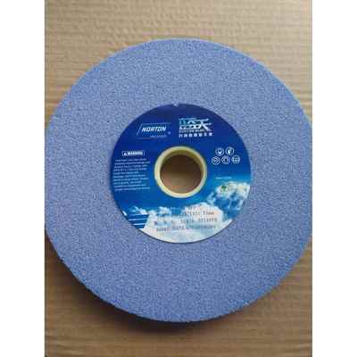 诺顿蓝天砂轮蓝色磨床砂轮38A46K205*19.1*31.75 8*3/4*1-1/4
