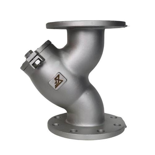 04不锈钢法兰式Y型过滤器GL41W-16P重型管道蒸汽阀门排污除污阀