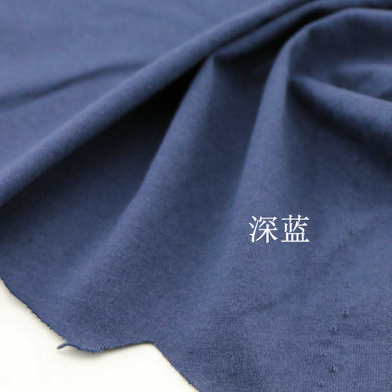 厂家批发21S精棉单面刷毛男女装T桖针织汗布 春夏棉平纹面料