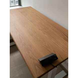 实木桌条板红橡木板电脑可调桌面白橡木大板桌面板实木板定制