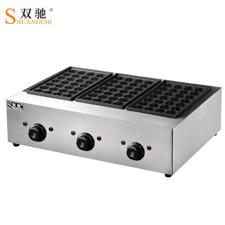 不锈钢电热鱼丸炉商用章鱼烧机地摊章鱼小丸子机器跨境