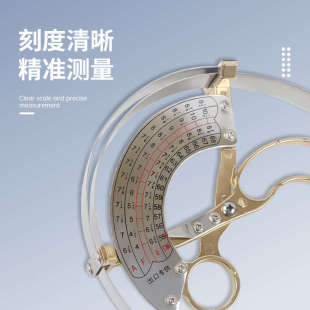 雷祈量帽尺帽围测量尺寸工具成人儿童不锈钢量头围量码器内径